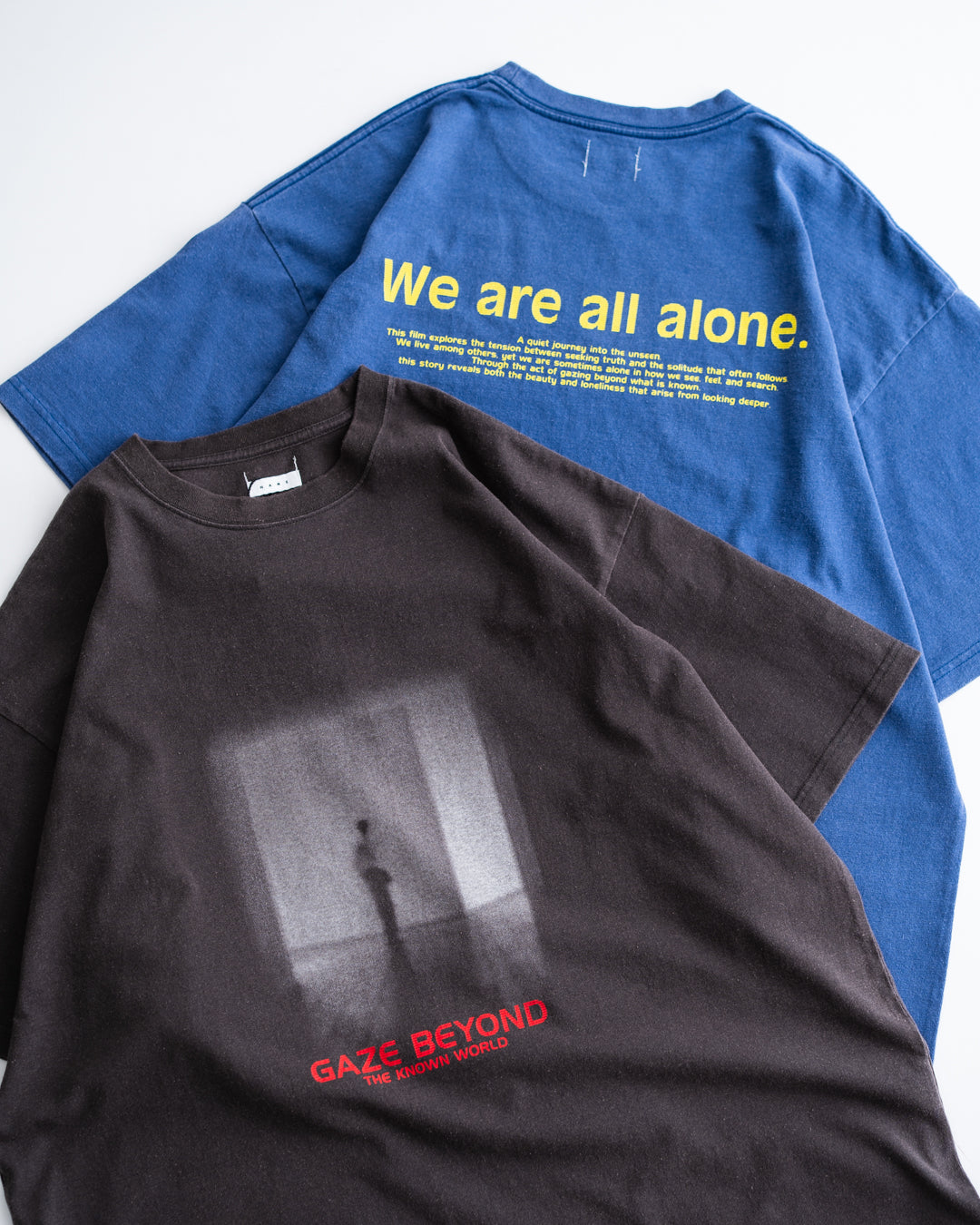 [LAST 1] Name. LOOSE FIT PRINT TEE : WE ARE ALL ALONE