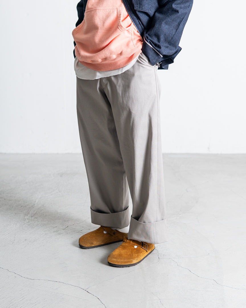 INTERIM DRY COTTON CANVAS MIL BAGGY TROUSER