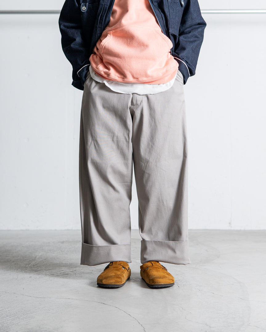 INTERIM DRY COTTON CANVAS MIL BAGGY TROUSER