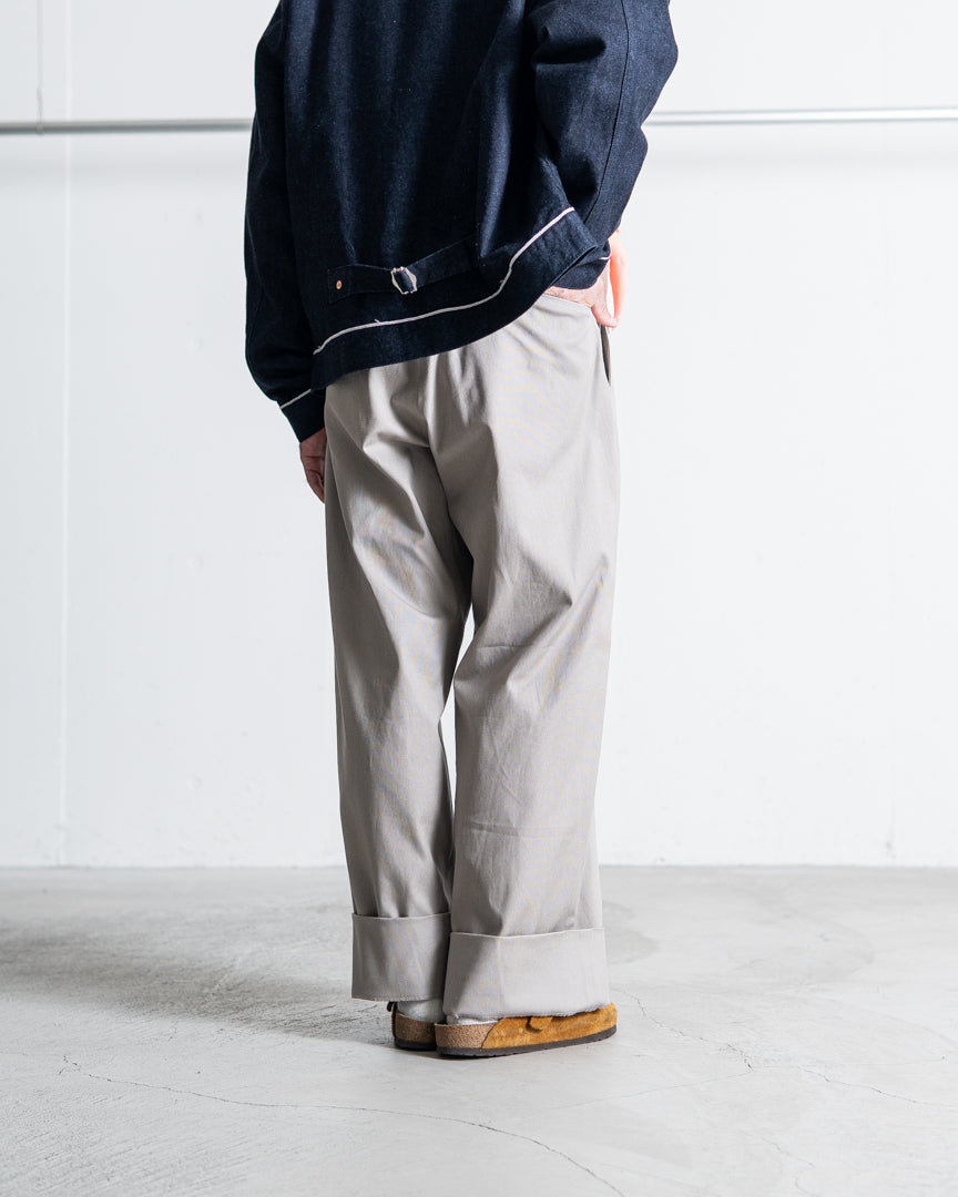 INTERIM DRY COTTON CANVAS MIL BAGGY TROUSER