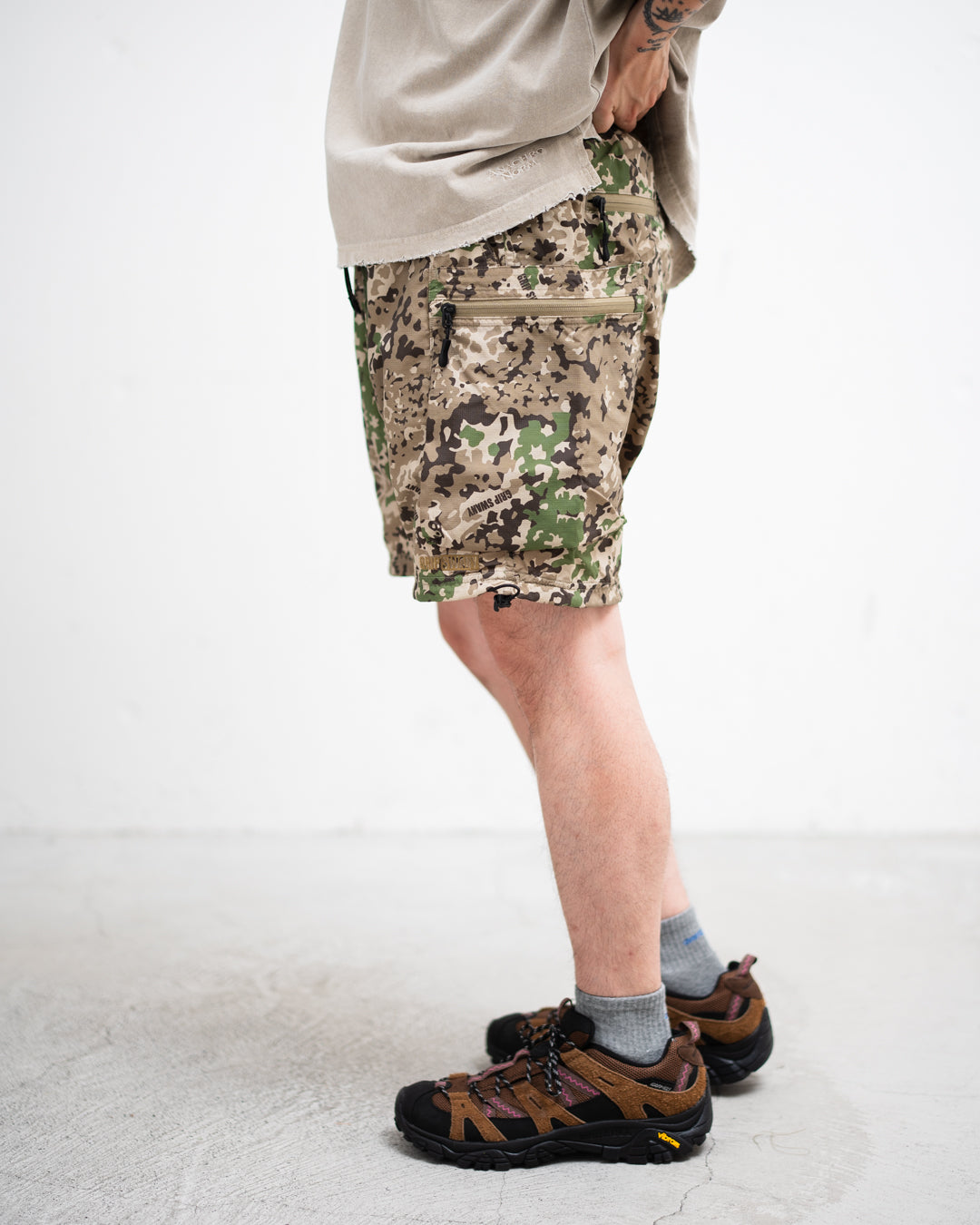 GRIP SWANY Supplex Rip Gear Buggy Shorts - Camo