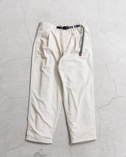 Gramicci TWILL TUCK TAPERD PANT