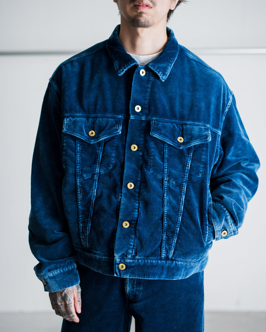 URU COTTON CORDUROY - TRUCKER JACKET