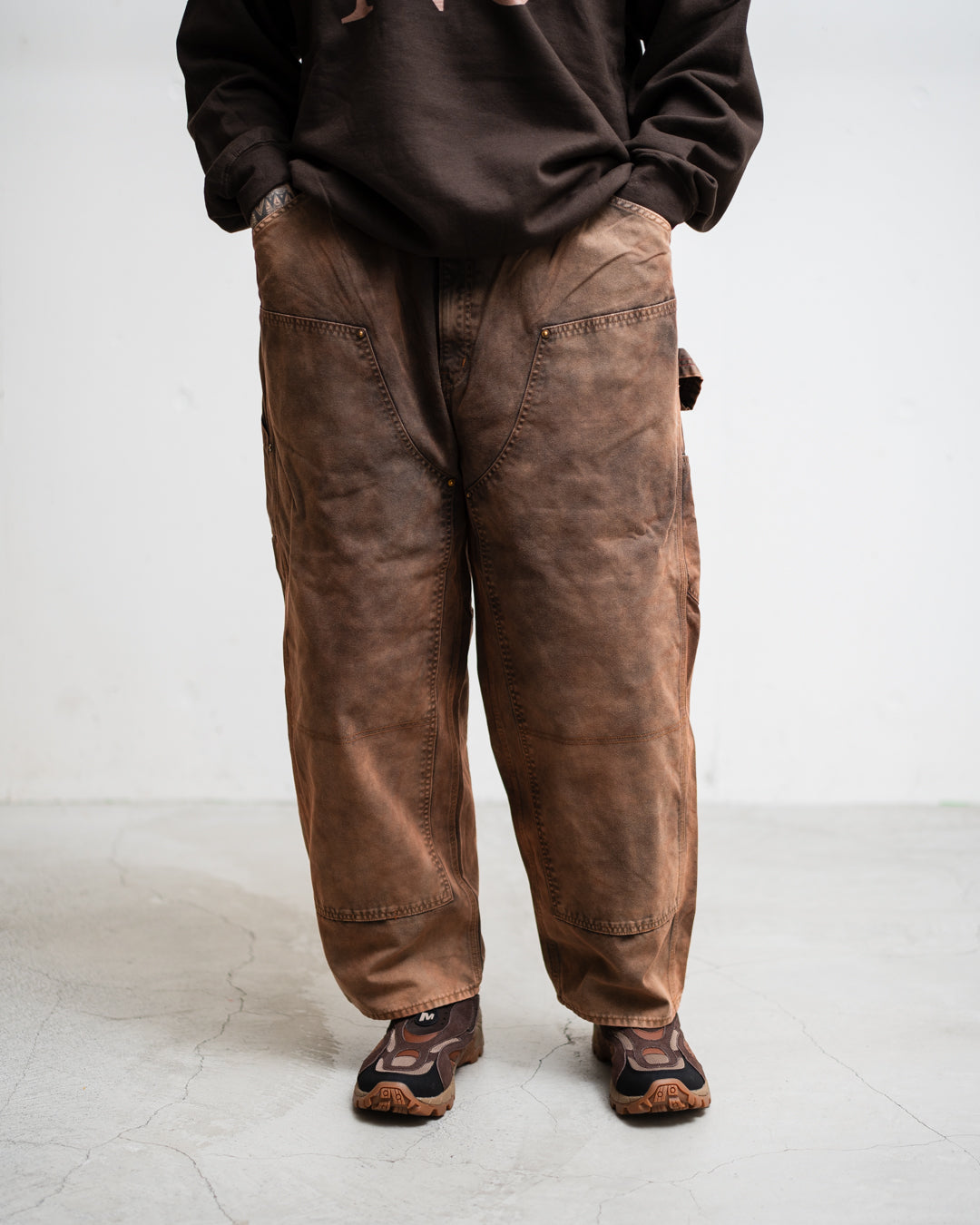 ANACHRONORM SULFUR DYED DUCK PAINTER EASY PANTS