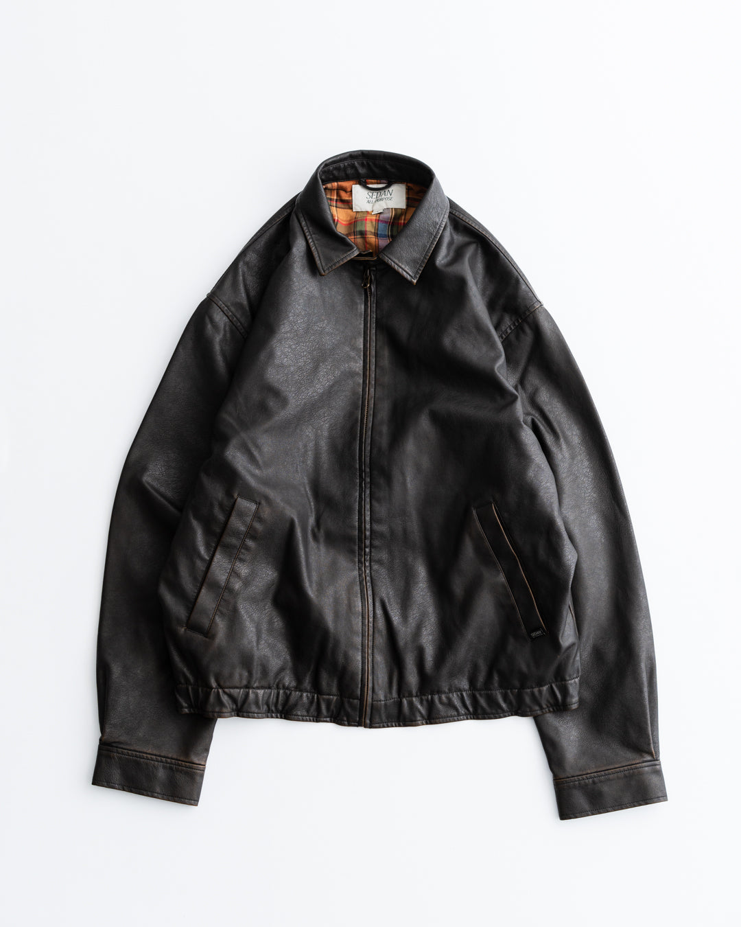 [9.20 sat 12:00 Release] SEDAN ALL-PURPOSE Synthetic Leather Jacket