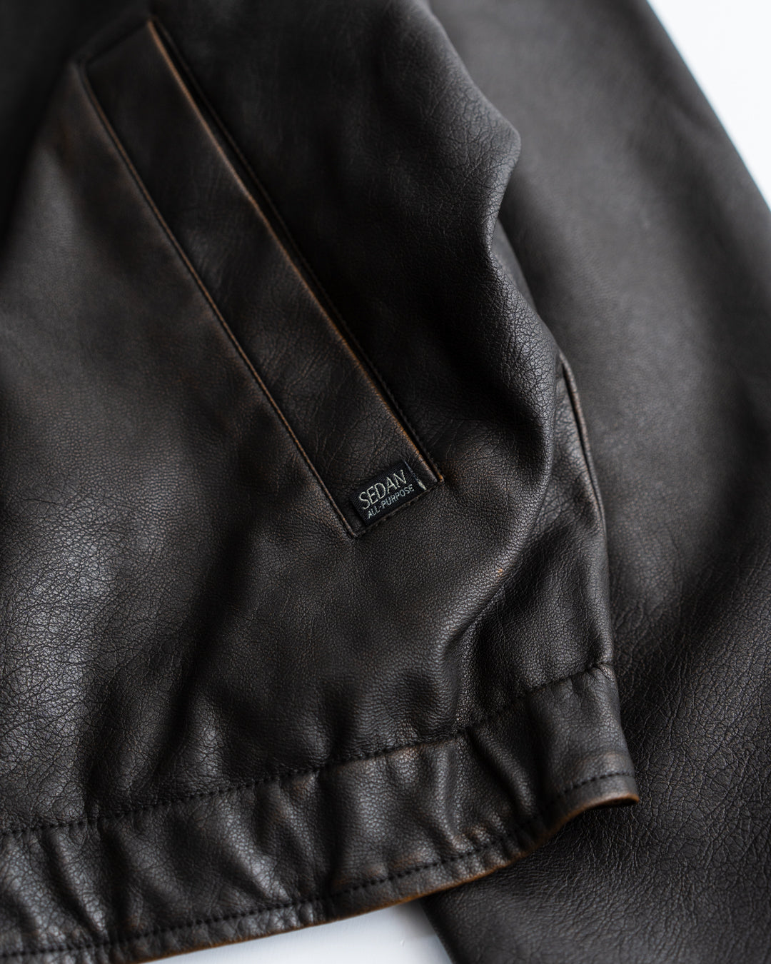 [9.20 sat 12:00 Release] SEDAN ALL-PURPOSE Synthetic Leather Jacket