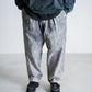 ANACHRONORM SULFUR DYED TUCK WIDE TROUSERS SULFUR