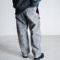 ANACHRONORM SULFUR DYED TUCK WIDE TROUSERS SULFUR