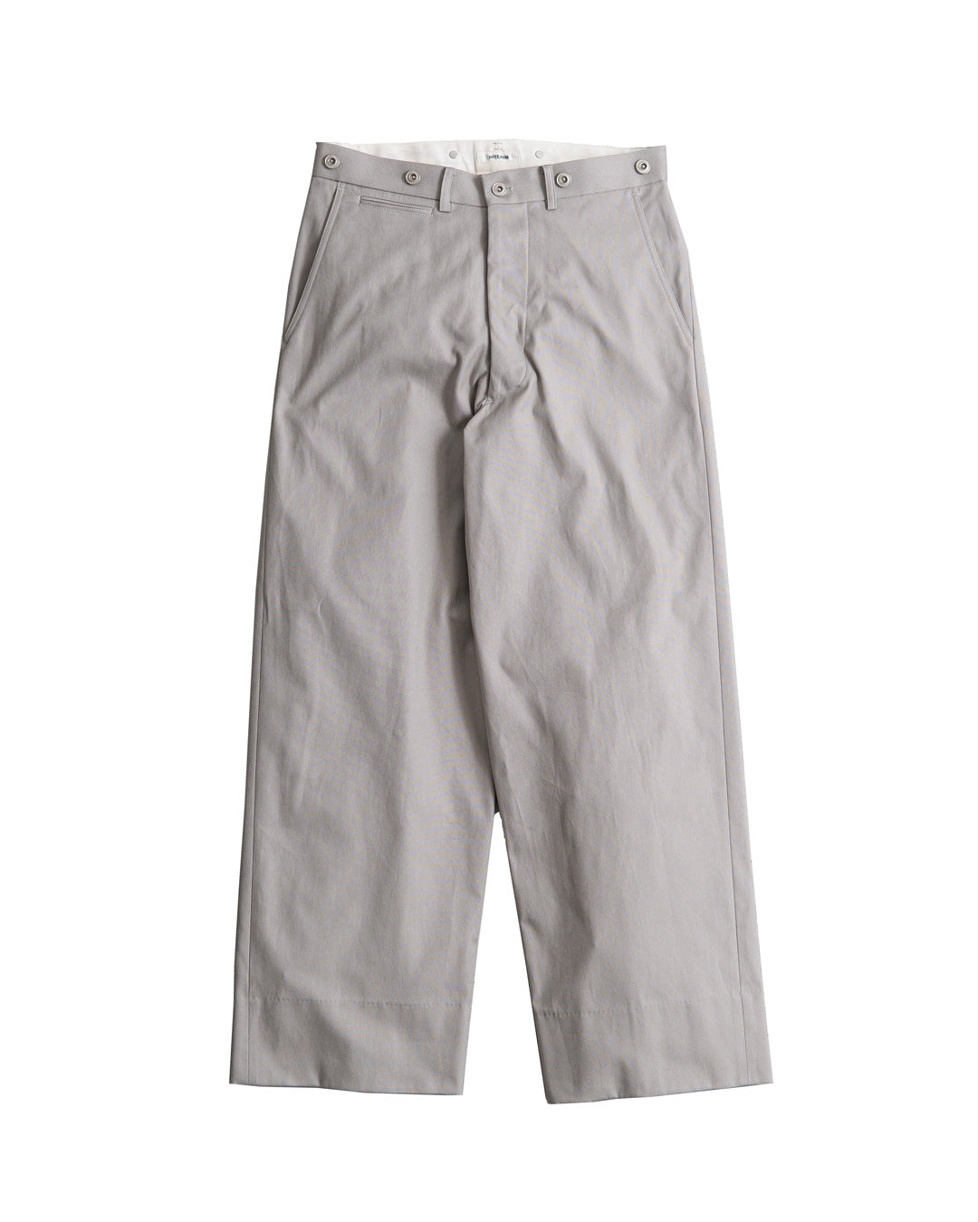 INTERIM DRY COTTON CANVAS MIL BAGGY TROUSER