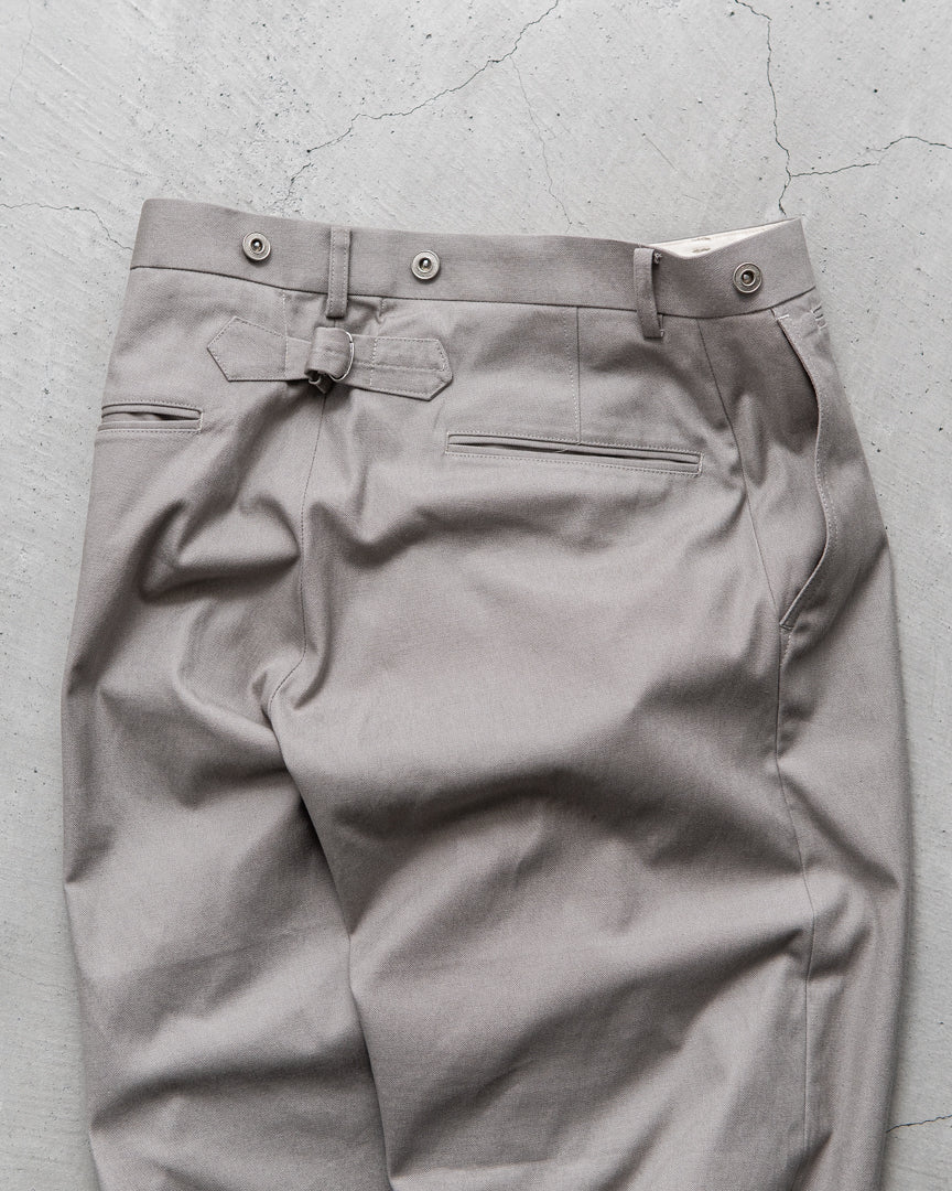 INTERIM DRY COTTON CANVAS MIL BAGGY TROUSER