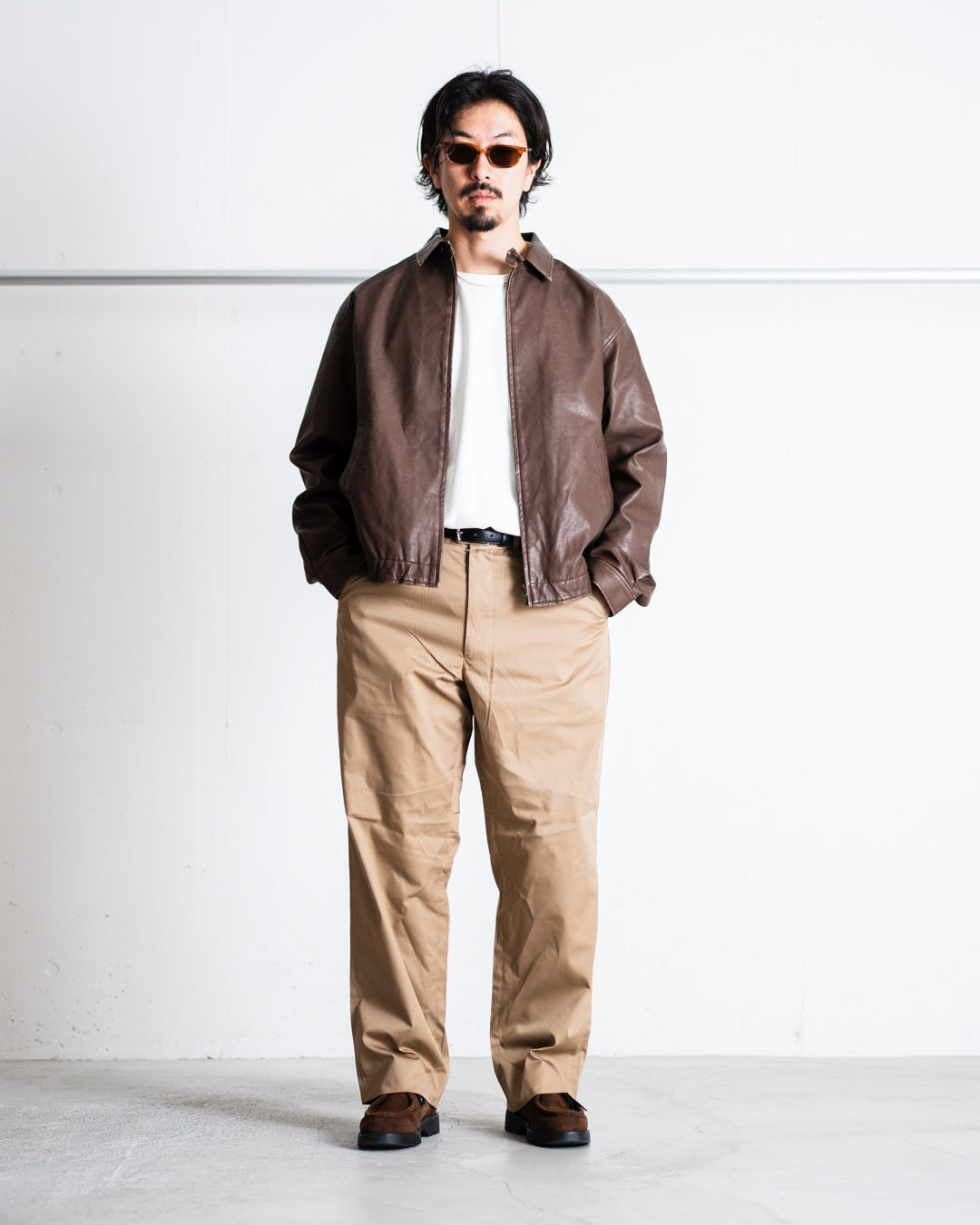 [9.20 sat 12:00 Release] SEDAN ALL-PURPOSE Synthetic Leather Jacket