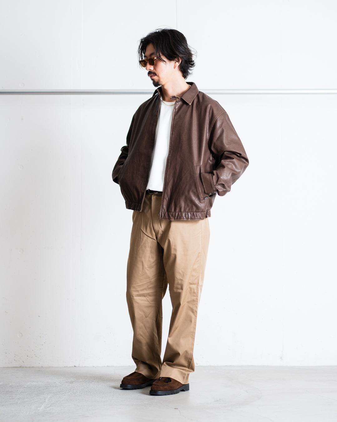 [9.20 sat 12:00 Release] SEDAN ALL-PURPOSE Synthetic Leather Jacket