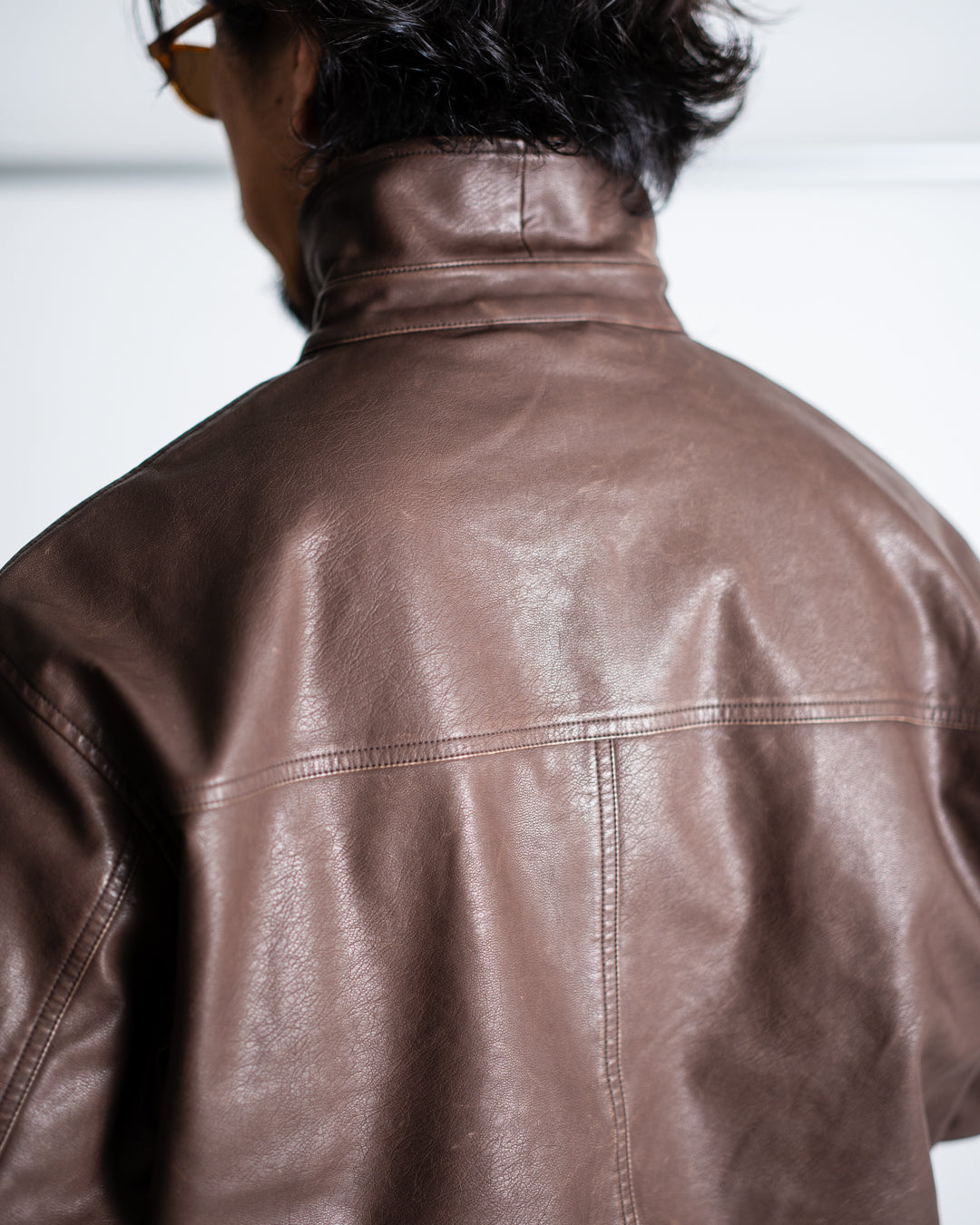 [9.20 sat 12:00 Release] SEDAN ALL-PURPOSE Synthetic Leather Jacket
