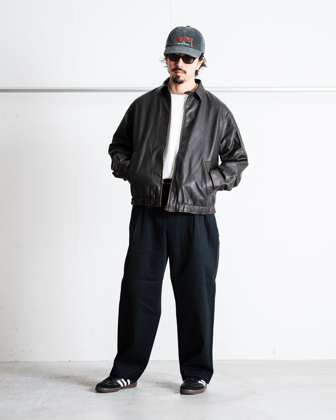 [9.20 sat 12:00 Release] SEDAN ALL-PURPOSE Synthetic Leather Jacket
