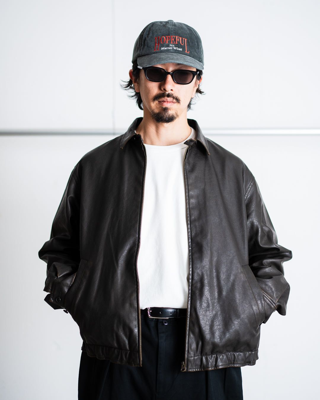 [9.20 sat 12:00 Release] SEDAN ALL-PURPOSE Synthetic Leather Jacket