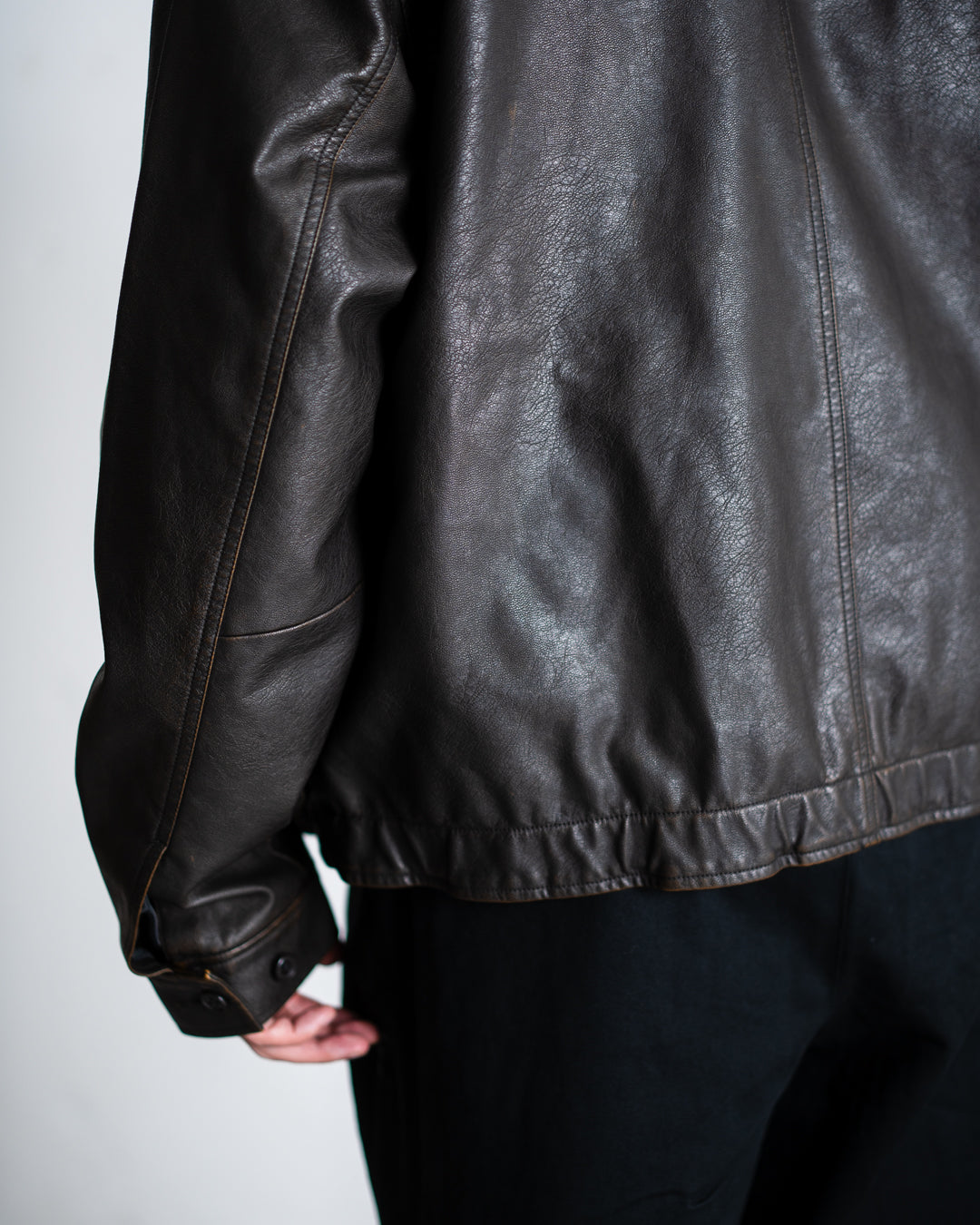 [9.20 sat 12:00 Release] SEDAN ALL-PURPOSE Synthetic Leather Jacket