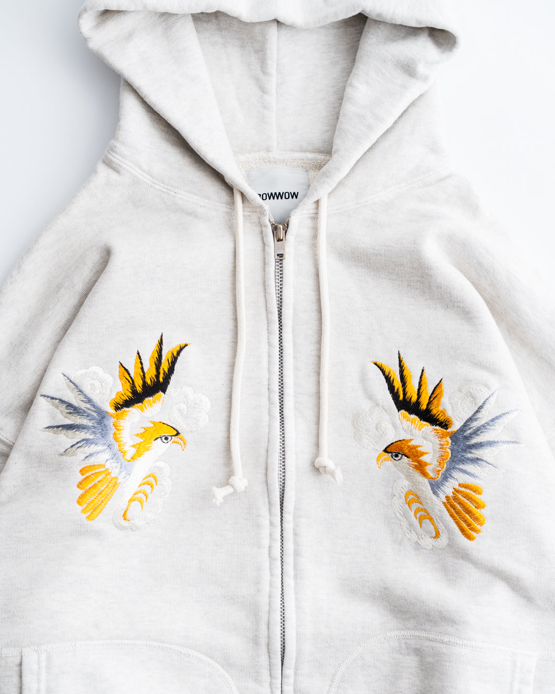 BOWWOW SUKAJAN EMB ZIP HOODIE AGED