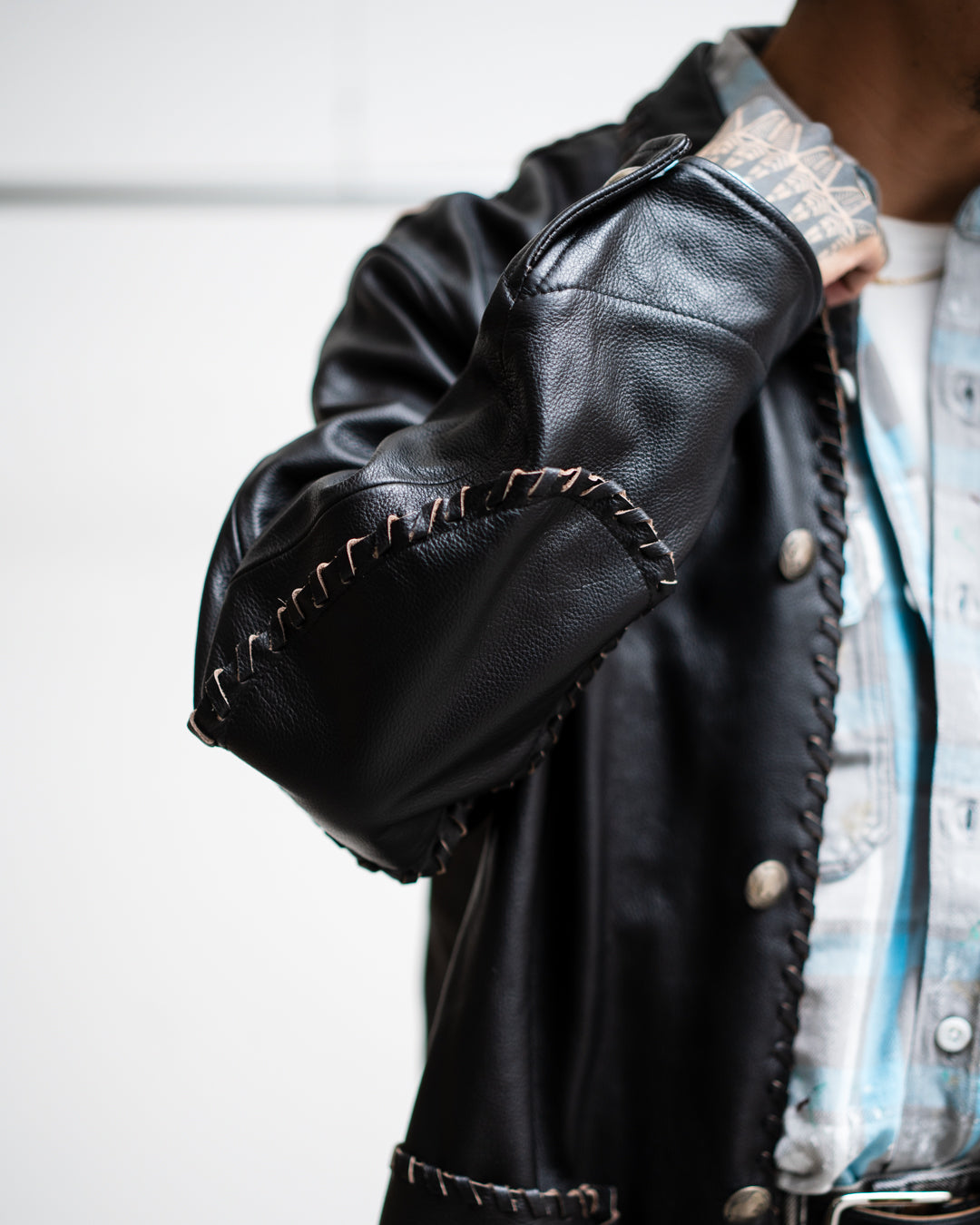 [9.20 sat 11:00 Release] BOWWOW BRAIDED LEATHER COVERALL