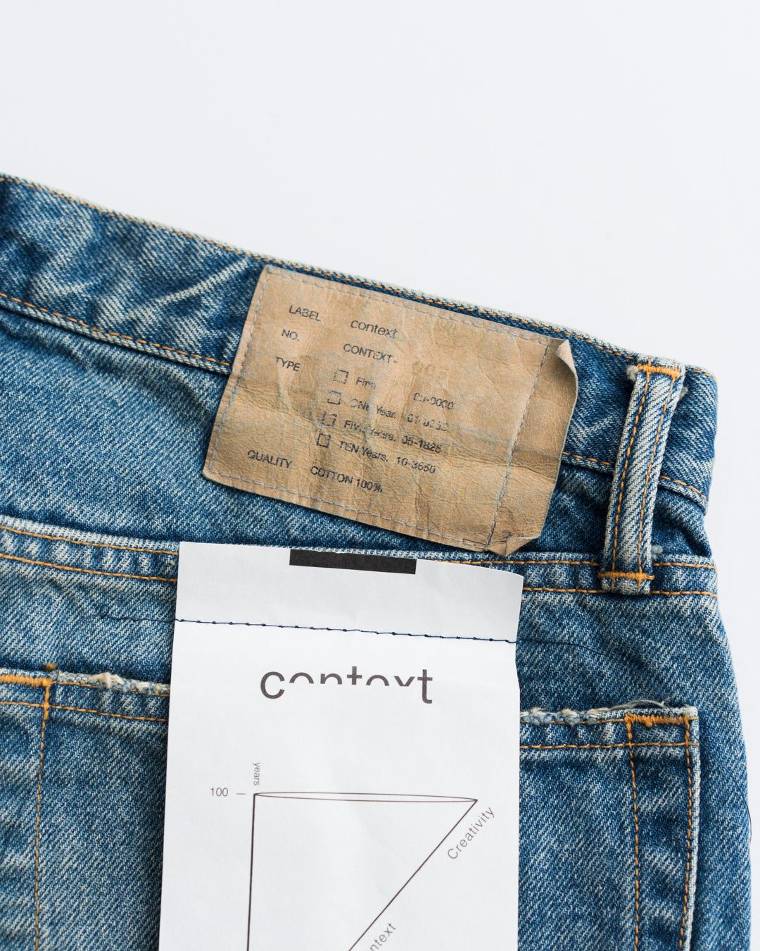 ANACHRONORM 80's WIDE REMAKED 5P PANTS 003N-25R