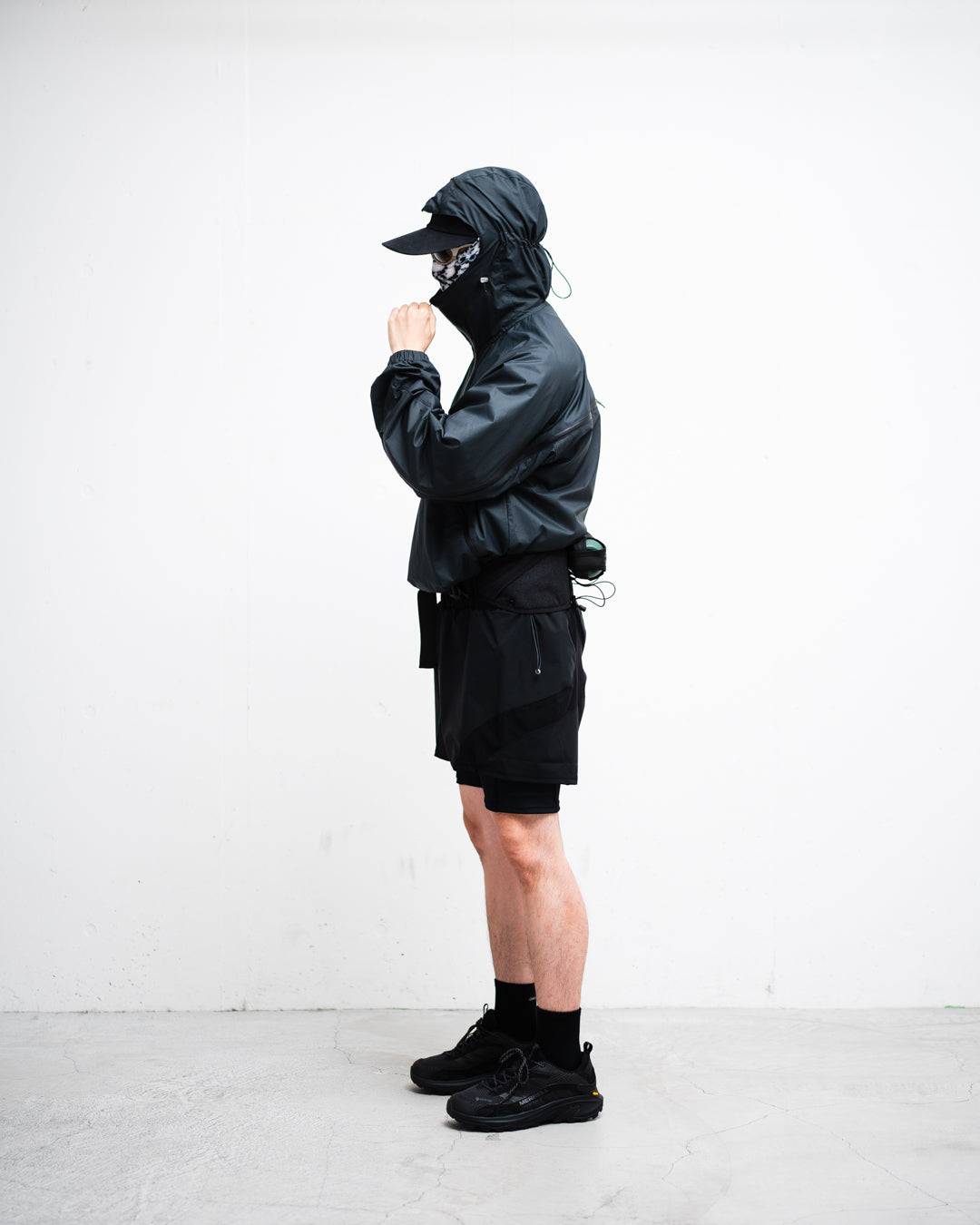 ROTOL SHEER MESH LAYERED SHORTS