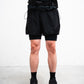 ROTOL SHEER MESH LAYERED SHORTS