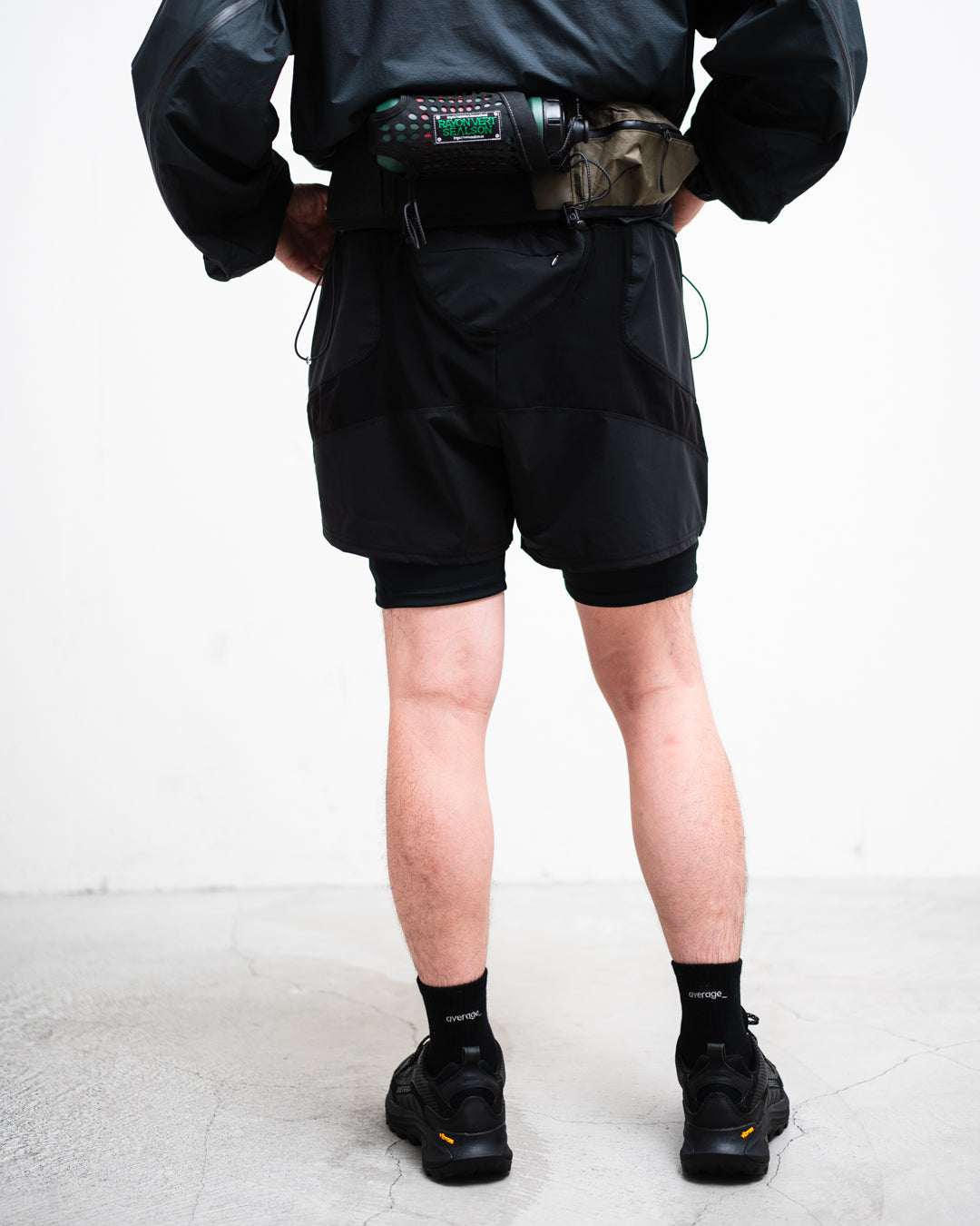 ROTOL SHEER MESH LAYERED SHORTS