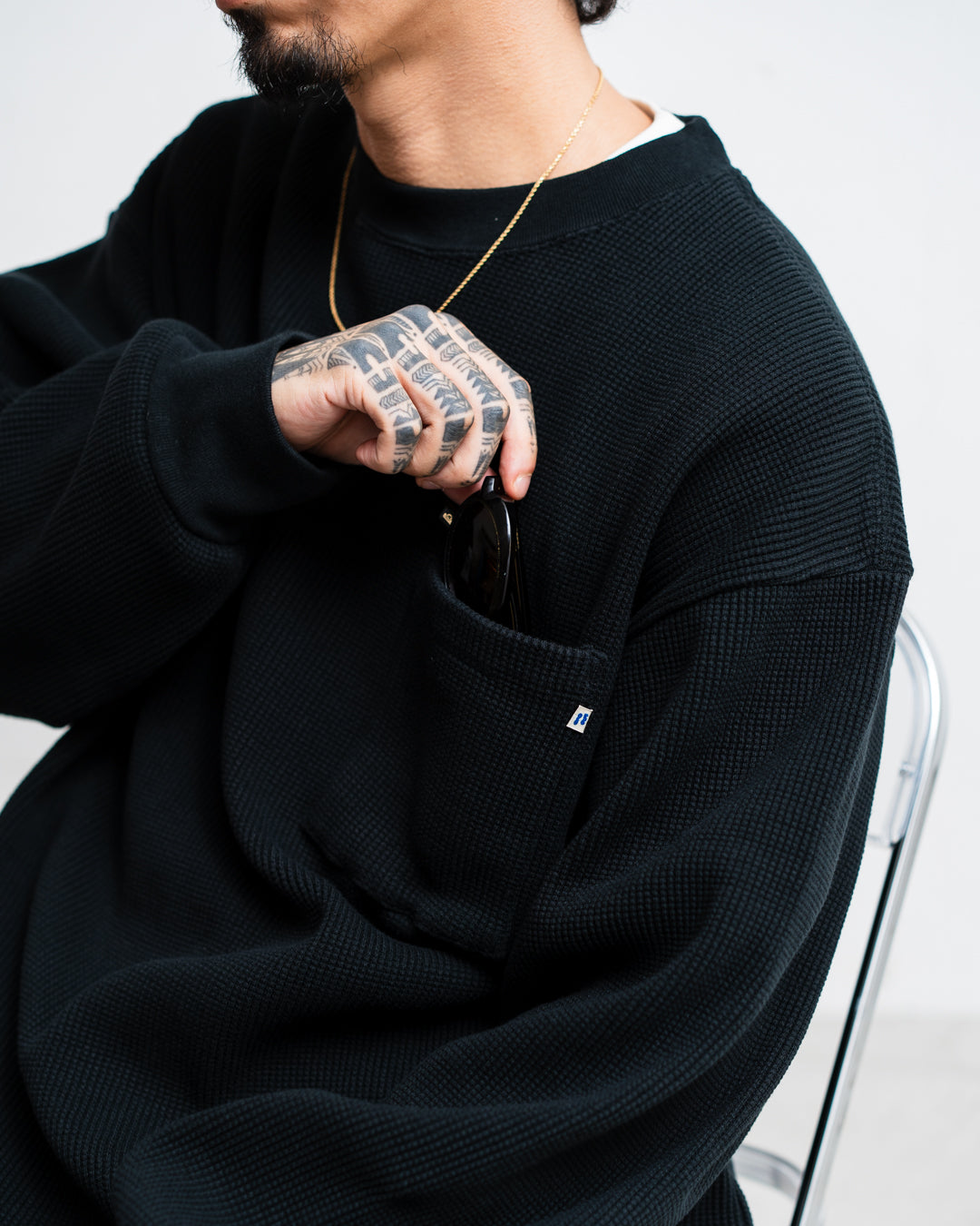 wonderland Waffle L/S