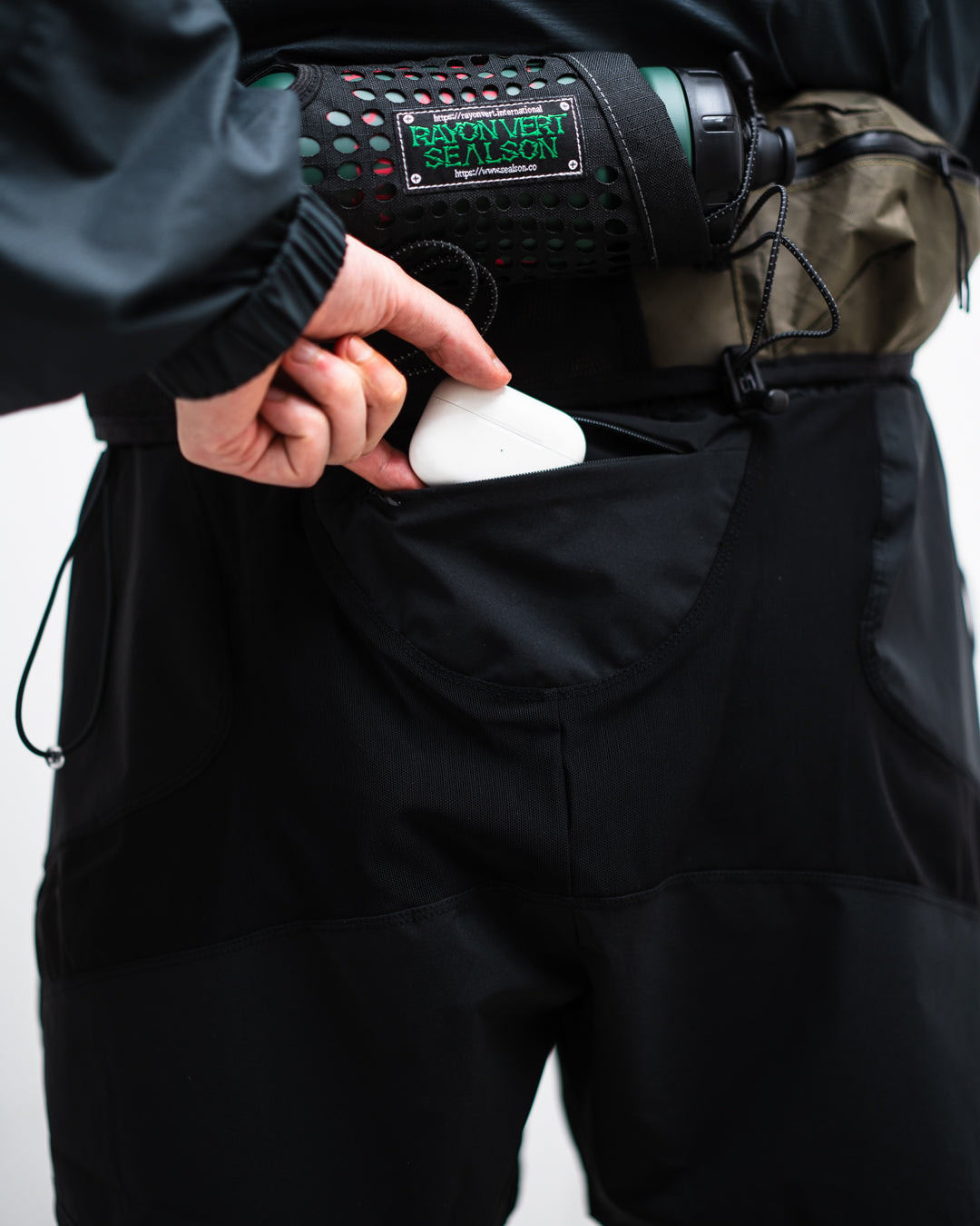 ROTOL SHEER MESH LAYERED SHORTS