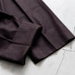 INTERIM WOOL FRANNEL DRAPE 2-TUCK STRAIGHT SLACKS