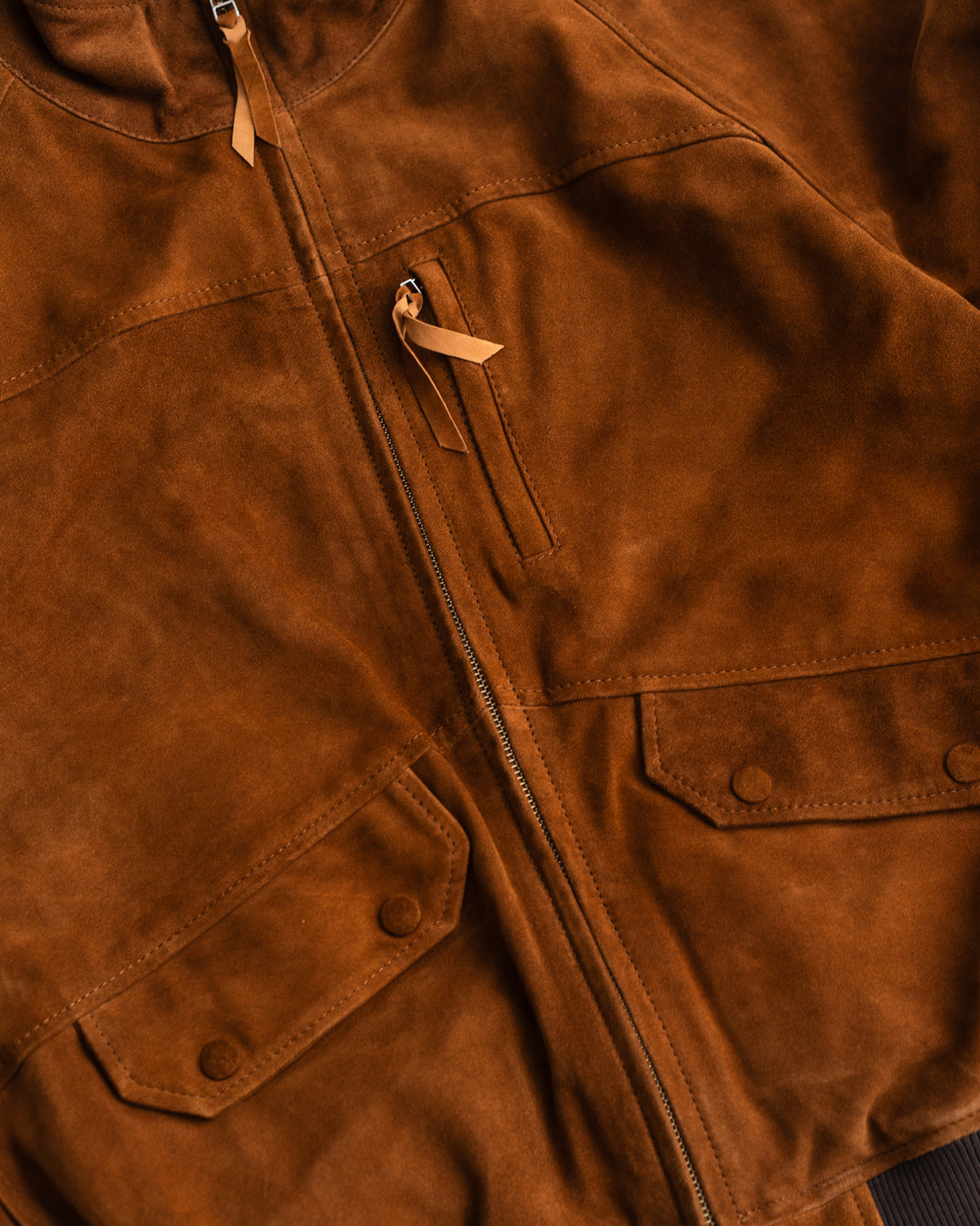 [LAST 1]【EXCLUSIVE ITEM】CCU HIGH NECK BLOUSON - SUEDE