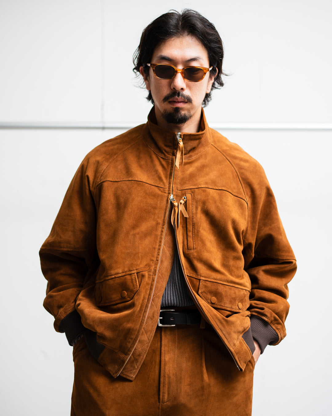 [LAST 1]【EXCLUSIVE ITEM】CCU HIGH NECK BLOUSON - SUEDE