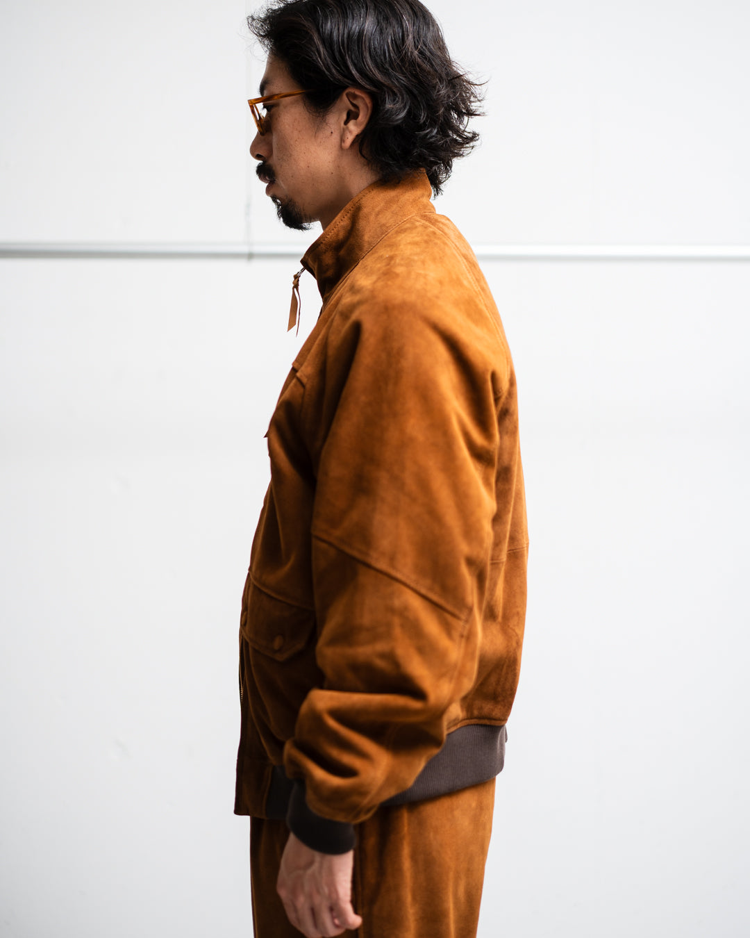 [LAST 1]【EXCLUSIVE ITEM】CCU HIGH NECK BLOUSON - SUEDE