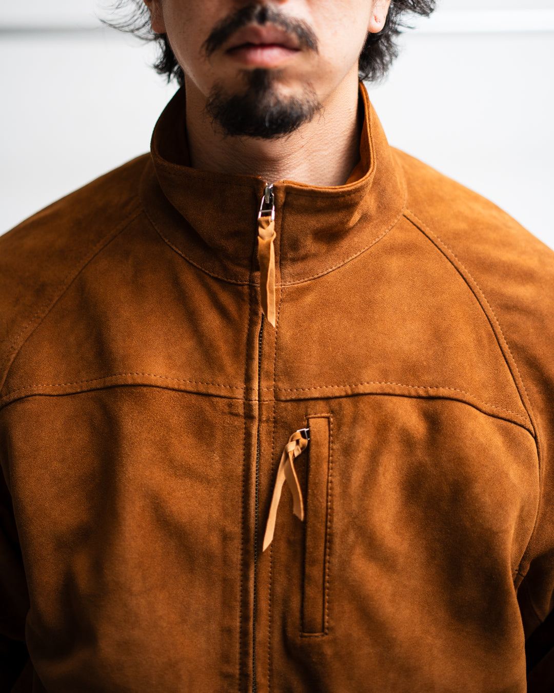 [LAST 1]【EXCLUSIVE ITEM】CCU HIGH NECK BLOUSON - SUEDE