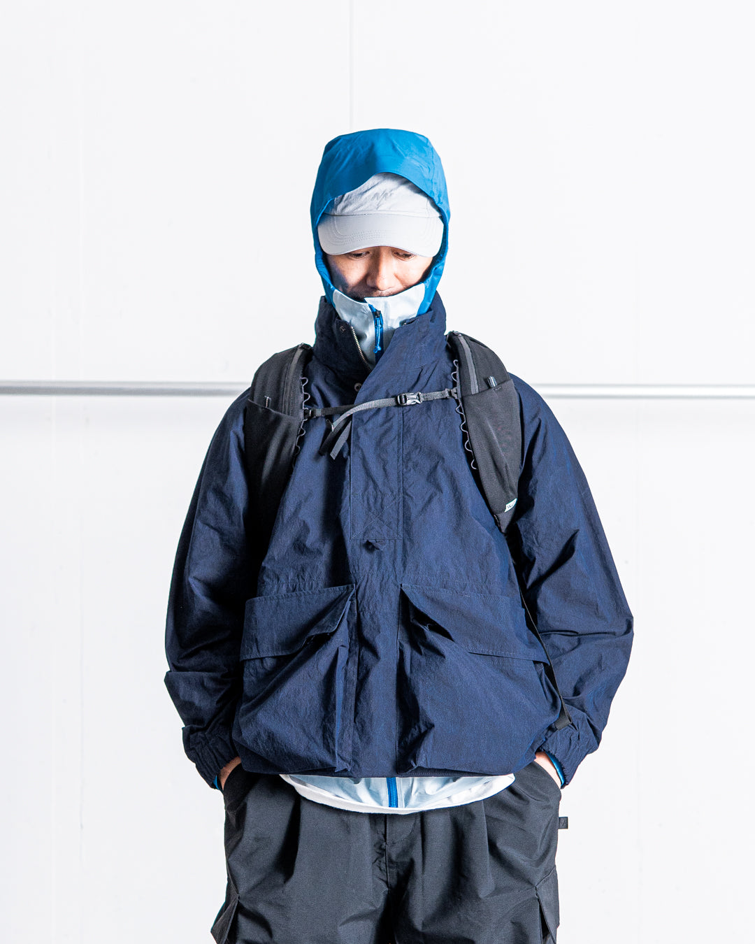 snow peak Indigo C/N Anorak