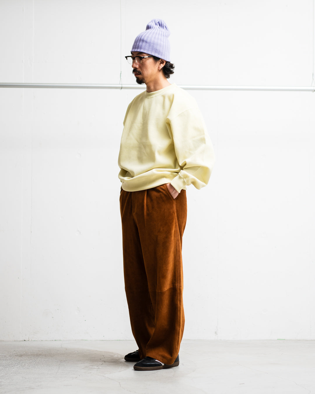COMFORTABLE REASON Poly Waffle Sweat