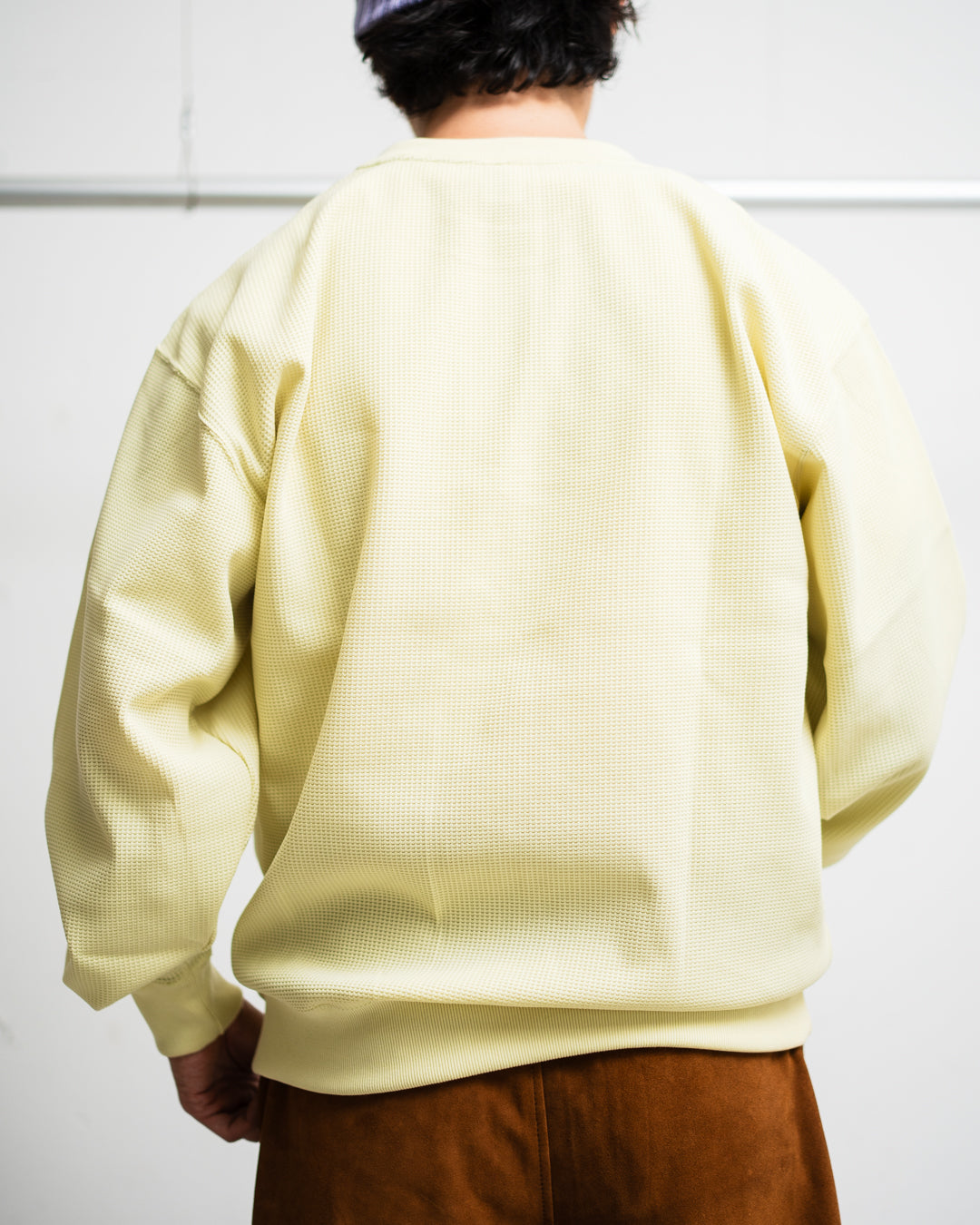 COMFORTABLE REASON Poly Waffle Sweat