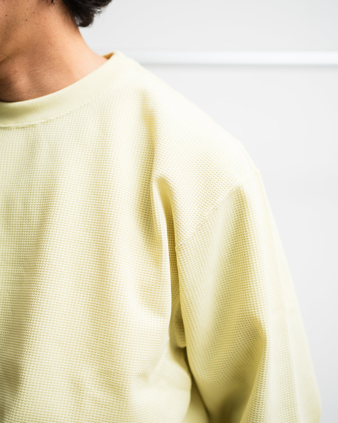 COMFORTABLE REASON Poly Waffle Sweat