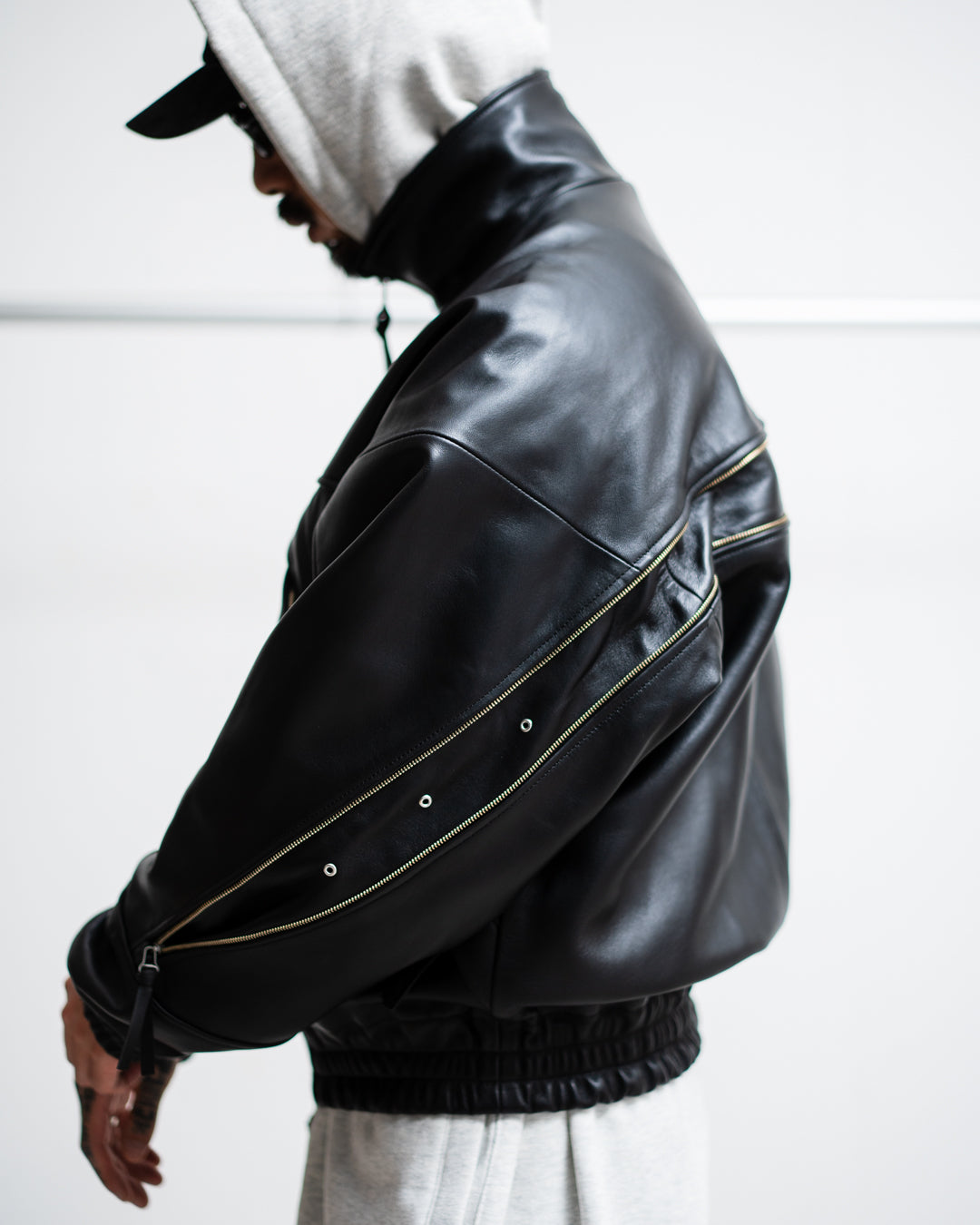 ROTOL LEATHER VENTILATION BLOUSON