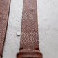 INTERIM CROSS GRAIN OAK BARK LEATHER BELT (DARK STAIN) 25,30mm