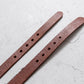 INTERIM CROSS GRAIN OAK BARK LEATHER BELT (DARK STAIN) 25,30mm
