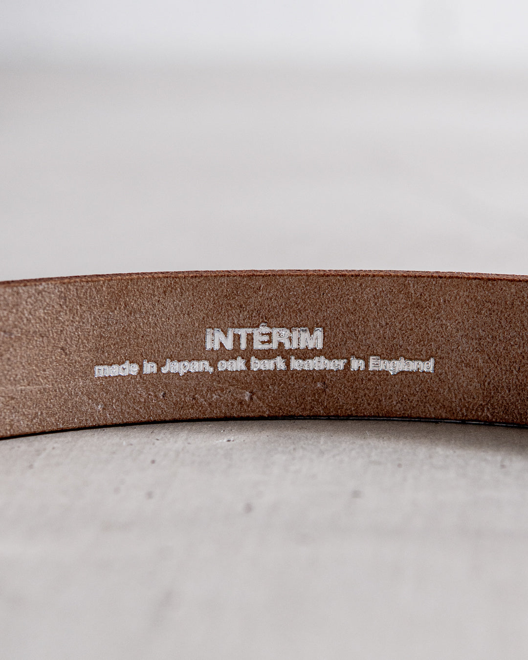 [RESTOCK] INTERIM OAK BARK LEATHER BELT 20,25,30mm