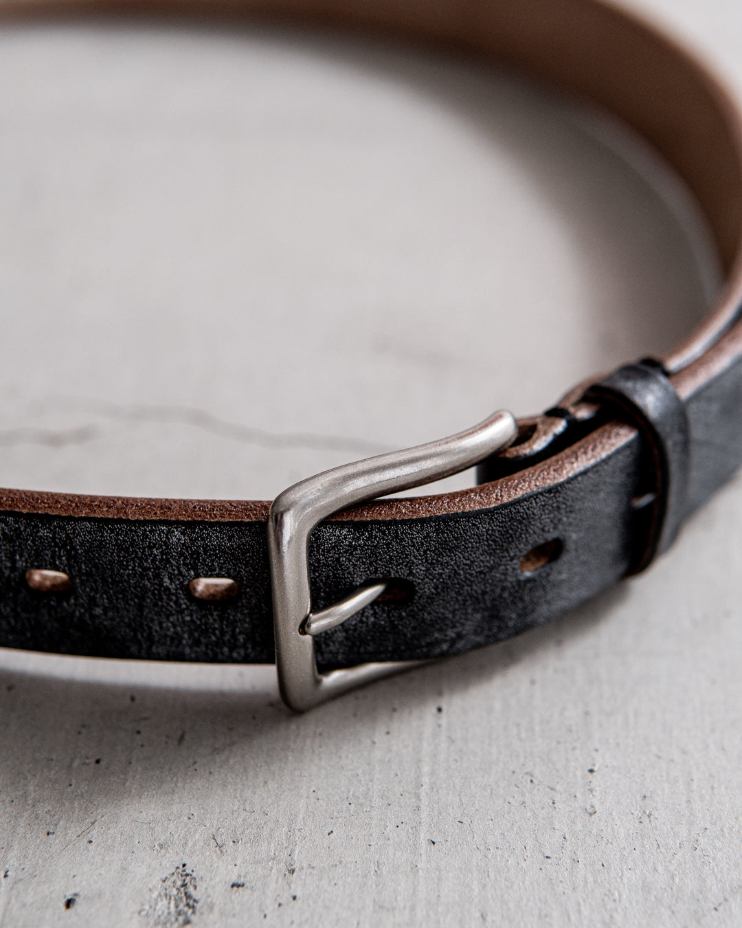 通販] INTERIM(インテリム) OAK BARK LEATHER BELT 商品ページ – fazeone
