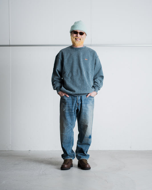 【Exclusive】Acy GARMENT DYE CREW NECK SWEAT