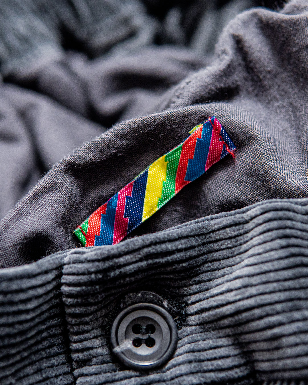 is-ness CORDUROY TUCK TROUSERS