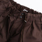 Sillage circular short pants - BROWN