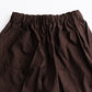 Sillage circular short pants - BROWN