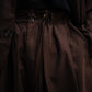 Sillage circular short pants - BROWN