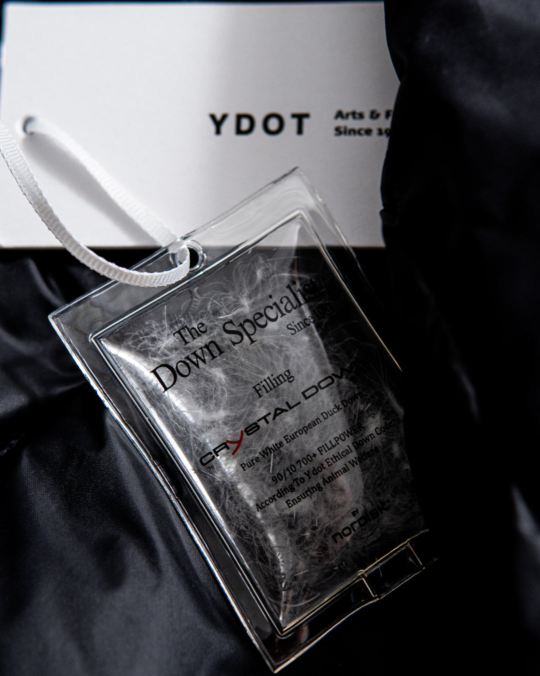 YDOT COLLARLESS BOMBER DOWN JACKET