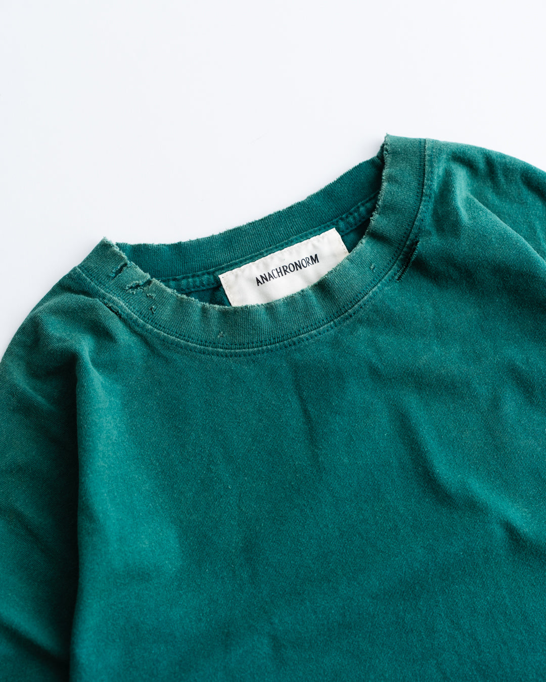 ANACHRONORM EMBROIDERY DAMAGED L/S T-S