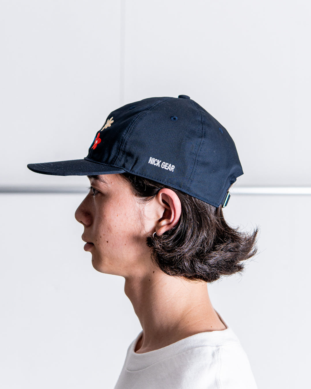 NICK GEAR Line Flower Cap
